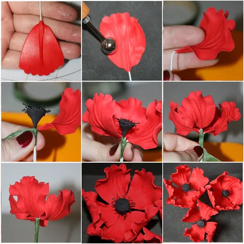 Stainless Steel Peony Flower Petal Fondant Cutter Baking Mold Set Cake Decorating Tools Kitchen Pastry Accessories