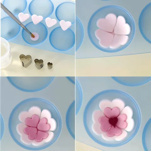 Set Tagliabiscotti a Cuore in Acciaio Inossidabile Stampo per Biscotti in Fondente di Metallo Strumento per Cottura DIY Accessori da Cucina