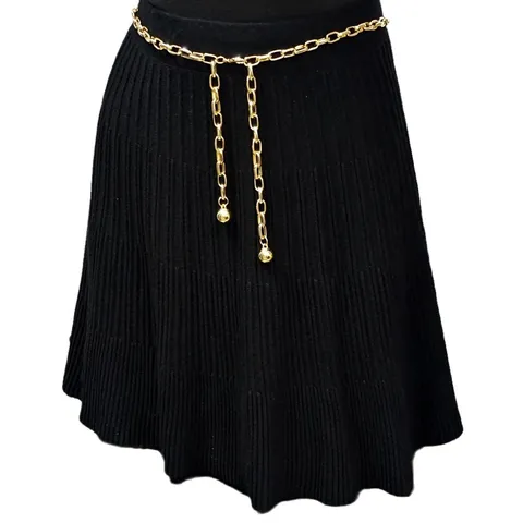 European American Retro Punk Multi Layer Metal Waist Chain Fashion Body Chain Dress Accessories For Women Party
