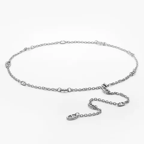 European American Fashion Metal Waist Chain Women Personalized Pig Nose Buckle Body Chain Belt Jewelry