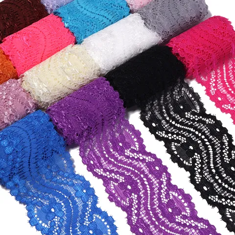 Polyester Spitzenband Blumen Netz Wellenkante Borte Für DIY Haarbänder Kopfschmuck Kleidung Kleid Puppe Bastelmaterial Zubehör