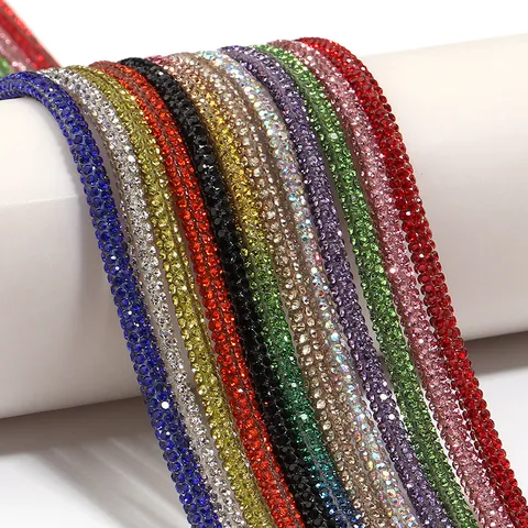 Cuerda De Cordón De Strass Para Sudaderas Con Capucha Zapatos Cinturón Accesorios De Bolso De Ropa DIY Cordón Brillante
