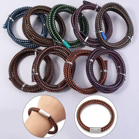 Braided PU Leather Cord Multicolor Woven Leather Rope For DIY Jewelry Making Bracelet Necklace Unisex Fashion Hand-Braided Accessories