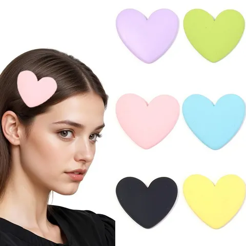 Heart Shaped Resin Flatback Charms For DIY Phone Case Decoration Sweet Girl Style Hair Clip Accessories Sweetheart Heart Patches