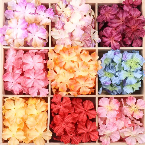 Fresh Non-Woven Fabric Simulation Flower Patches DIY Handmade Craft Hair Clip Decoration Clothing Apparel Accessories Applique Floral Patch