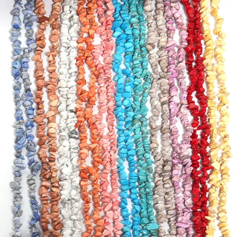 Perline in Pietra Naturale Irregolare Triturata Perline di Pietre Preziose per Creazione di Gioielli DIY Collane Braccialetti Accessori Lucidati