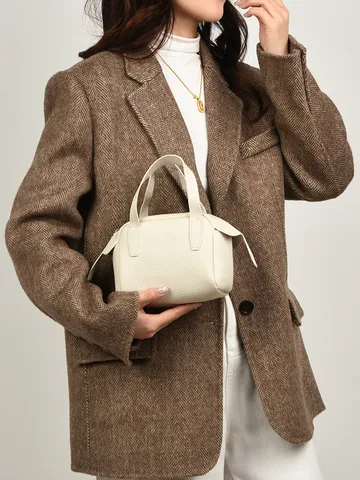 Women's Large Capacity Commuting Handbag PU Leather Soft Litchi Grain Top Handle Bag Fashion Casual Solid Color Satchel Purse