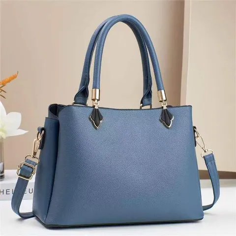 Donne Grande Capacità Borsa Tote in Pelle PU Vintage Casual Borsa a Mano da Commuter Tinta Unita Borsa a Tracolla Per Lavoro Quotidiano