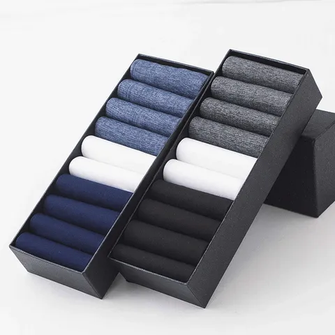 Men's Business Socks Ultra-Thin Ice Silk Breathable Anti-Odor Solid Color Summer Mid-Calf Socks For Men Formal Casual Daily Wear