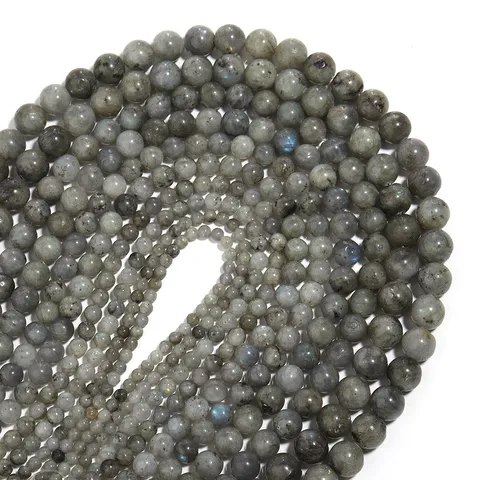 Natürliche Labradorit Runde Lose Perlen Für Schmuckherstellung DIY Armband Halskette Blitzstein Mondstein Edelstein Perlen