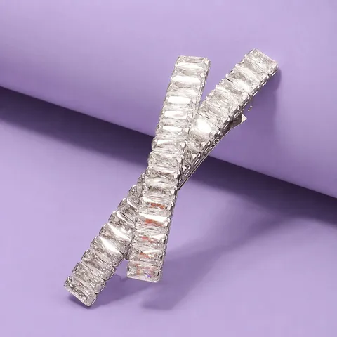 Eleganter Haarclip Aus Zirkonia-Legierung Botanische Blüte Haarnadel Braut Hochzeit Bankett Haarschmuck Für Damen