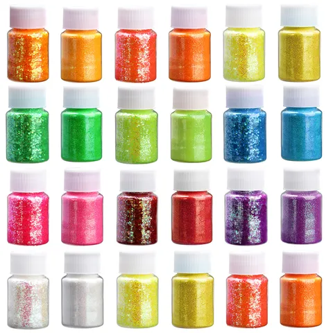 Polvere Glitters Esagonale Iridescente Paillettes in Plastica Galvanica per Nail Art Fai Da Te Artigianato Decorazione Accessori Abbigliamento