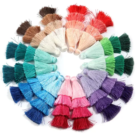 Ciondolo Nappa Multistrato Ciondolo Per Creazione di Gioielli Artigianato DIY Accessori Fatti a Mano