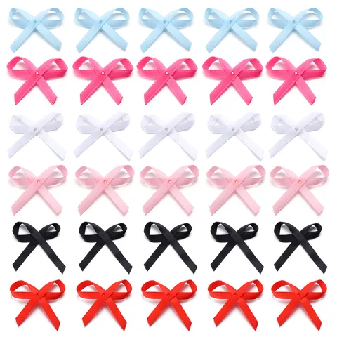 Simpatici Fiocchi in Nastro di Raso Per Fai da Te Artigianato Fatto a Mano Vestiti Scarpe Cappelli Scatola Regalo Decorazione Accessori Capelli