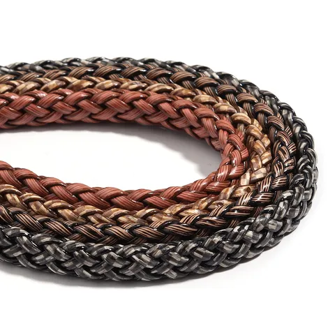 Flache PU-Leder Geflochtene Kordel Für Kleidung Schuhe Taschen Zubehör Mehrsträngiges Lederseil Band Handgemacht DIY Schmuck Bastelband