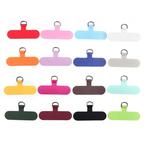 Universal Phone Lanyard Gasket Fabric Phone Tether Tab Patch Mobile Phone Hanging Rope Accessories