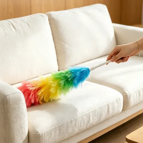 Regenbogen Staubwedel Kunstfaser Biegbare Reinigungsbürste Mit Kunststoffgriff Mehrfarbig Haus Auto Staubentfernungswerkzeug