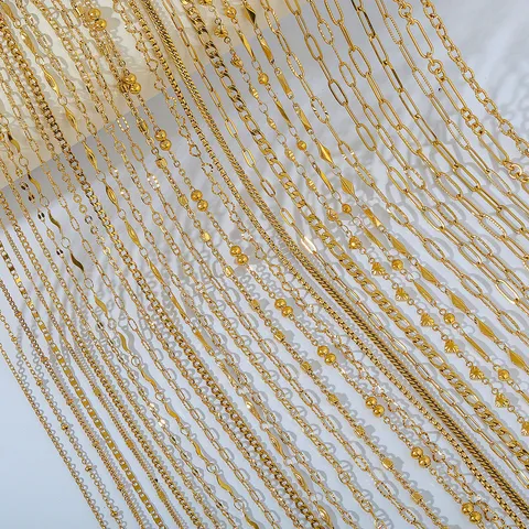 DIY Edelstahl Schmuckkette Gold Beschichtet Schlangenknochen Glied Für Halskette Armband Herstellung Damen Mode Schmuck