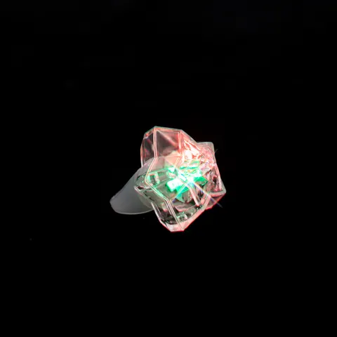 Led Leuchtende Blinkende Stern Ring Für Kinder Cartoon Kunststoff Harz Aufleuchten Fingerring Für Festival Party Dekoration Spielzeug