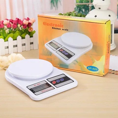 SF400 Electronic Kitchen Scale Digital Food Baking Scale Portable Household Weighing Gram Scale With LCD Display