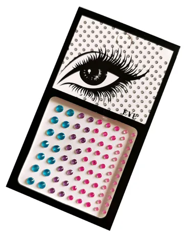DIY Face Rhinestone Stickers Acrylic Crystal Eye Makeup Forehead Body Gems Party Decorative Sticker Art