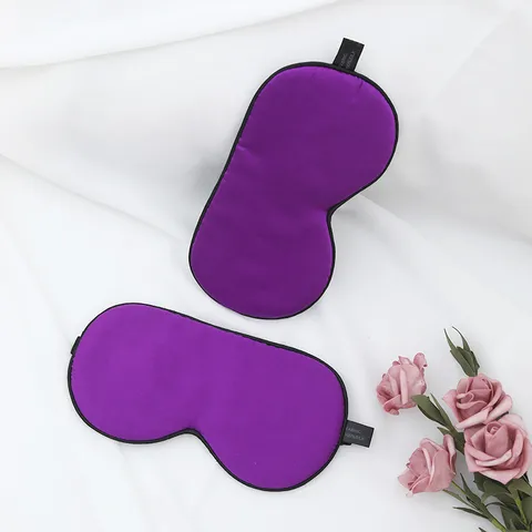 Pure Mulberry Silk Sleep Eye Mask Breathable Shading Blindfold Comfortable Soft Eye Cover For Sleeping Night Travel Home