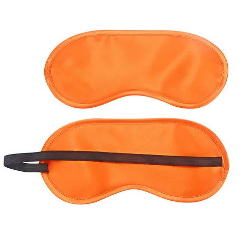 Plain Color Satin Sleep Eye Mask Lightweight Breathable Shading Blindfold For Travel Nap Nighttime Sleep Accessories