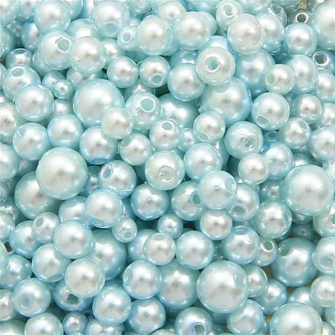 ABS Imitation Pearl Loose Beads Mixed Sizes Assorted Colors Round Craft Beads For DIY Jewelry Making Bracelets Earrings