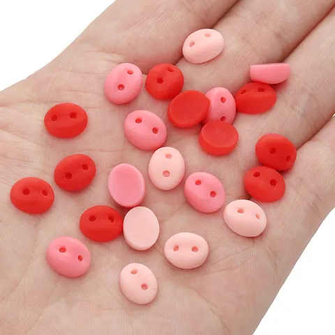 Cartoon Pig Nose Acrylic Beads DIY Doll Crochet Accessories Handmade Plush Toy Decorative Parts Craft Supplies
