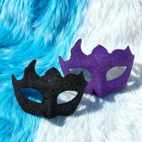 Masque Pailleté Multi-Angle Demi-Visage Mascarade Vénitien Fête Yeux Masque Festival Cosplay Performance Costume Accessoires