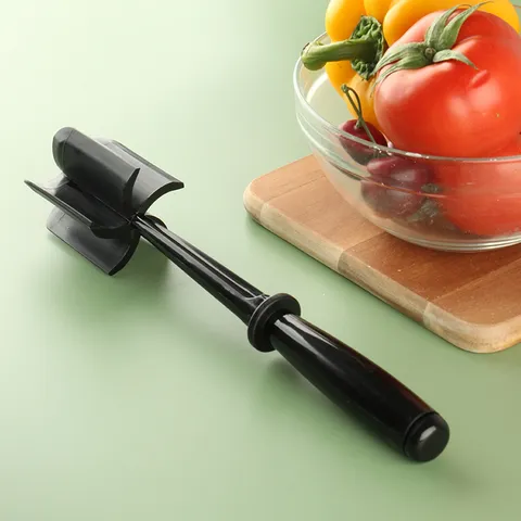 Hachoir à Viande à Main Pilon en Nylon pour Aliments Outil de Broyage de Bœuf Haché Spatule de Cuisine pour la Cuisine