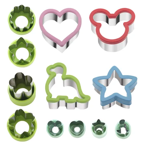 Acier Inoxydable Cartoon Dinosaure Coupe Sandwich Légumes Fruit Coupe Biscuit Moule Outil de Pâtisserie pour Cuisine
