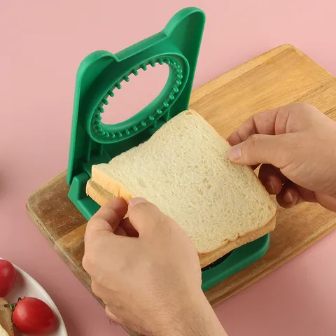 Découpeur et Moule de Scellement de Sandwich Rond Protège-Main Machine à Poche de Toast Presse à Pain Outil de Pâtisserie Accessoires de Cuisine