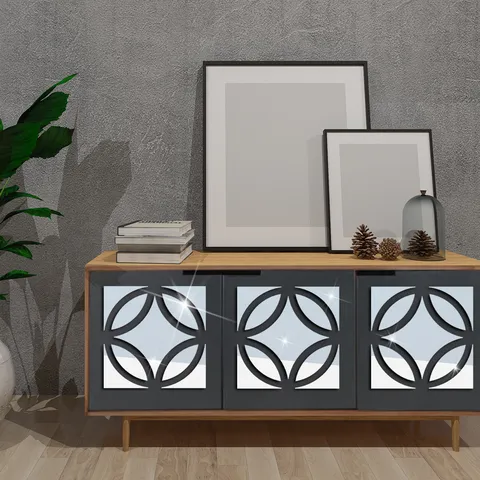 3D Geometrisch Puzzel Acryl Spiegel Muursticker Kristall Spiegel Zelfklevend Woondecoratie Wandkunst Voor Woonkamer Slaapkamer