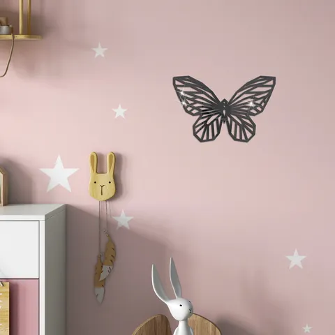 Geometrische Vlinder Acryl Spiegel Muursticker Zelfklevende Kunststicker Moderne Huisdecoratie Voor Woonkamer Slaapkamer