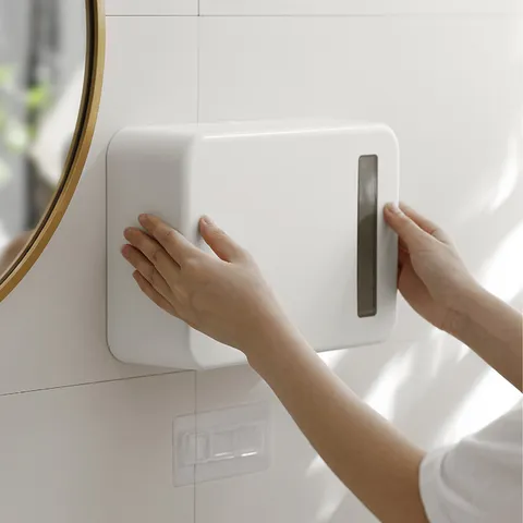 Distributore di Asciugamani di Carta da Parete Scatola di Fazzoletti in Plastica ABS con Finestra Trasparente per Bagno Cucina Hotel Uso Commerciale