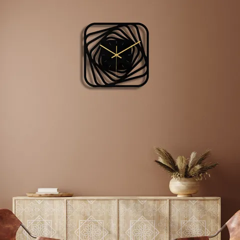 Modern Minimalistisch Acryl Wanduhr Geometrisch Hohles Design Leises Uhrwerk Dekorative Hängende Uhr Für Wohnzimmer