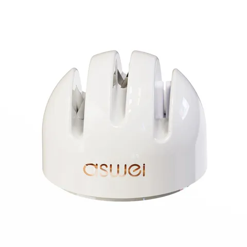 Household Kitchen Knife Sharpener Portable Suction Cup Knife Sharpening Tool With Ceramic And Tungsten Steel Slots