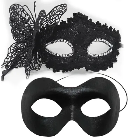 Halloween Maskerade Schmetterling Prinzessin Maske Und Zorro Augenmaske Paar Set Party Kostüm Requisiten
