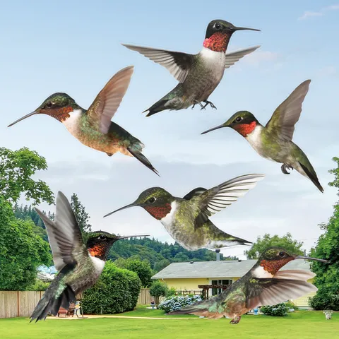 Double Sided Colorful Static Glass Window Film Anti Collision Bird Window Decals PVC Window Sticker Home Decor