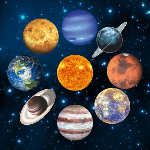 Glow In The Dark Solar System Planets Wall Stickers Luminous Earth Moon Universe Ceiling Decals For Kids Room Home Decor