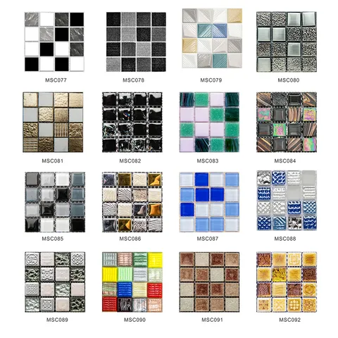 Stickers Muraux Carrelage Mosaïque Stéréo 3D Imperméable Auto-Adhésif PVC pour Cuisine Salle de Bain Décoration