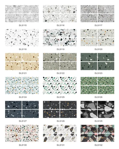 Terrazzo Crystal Film Tile Stickers Home Decor Self-Adhesive Floor Wall Sticker