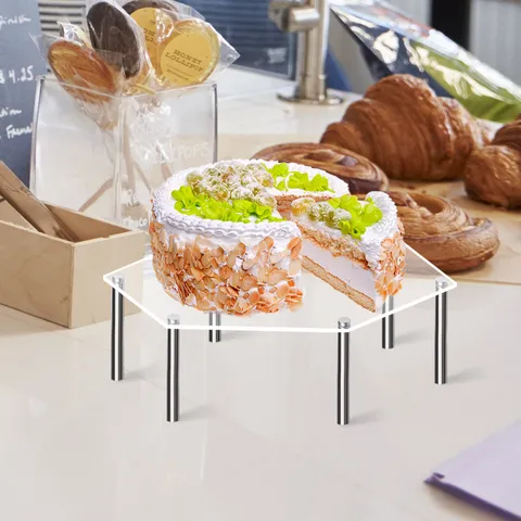 Διαφανής Ακρυλική Βάση Cupcake Πολυεπίπεδα Ράφια Εμφάνισης Γλυκών Εξάγωνο Ράφι Για Γάμο Πάρτι Γενεθλίων Διακόσμηση Σπιτιού