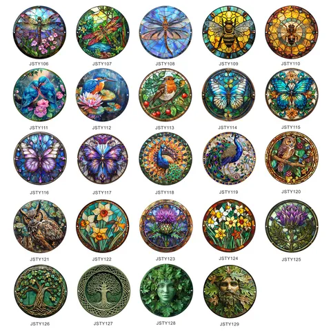 Metal Yard Hanging Sign Outdoor Garden Decorative Pendant Animal Plant Wall Art Sign Home Decor