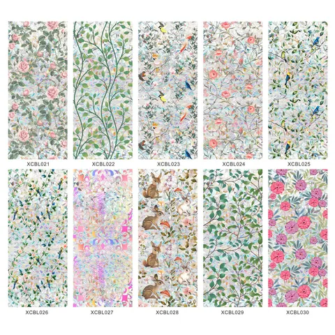 Rainbow Window Film Sun Catcher Static Cling Glass Sticker Colorful Prism Decorative Window Decals For Home Bedroom Bathroom
