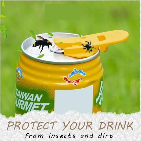 Handheld Beer Soda Beverage Can Opener Easy Can Opener Dustproof Sealing Cap Portable Plastic Bottle Opening Tool