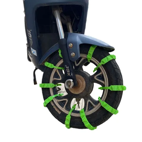 Winter Motorcycle Electric Vehicle Anti Slip Chain Thickened Nylon Anti Slip Cable Ties Snow Safety Protection Tire Chain