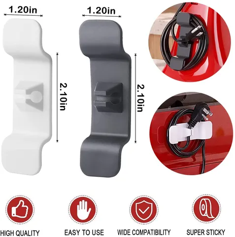 Kitchen Power Cord Organizer Cable Management Clip Adhesive Wire Winder Holder For Home Appliances