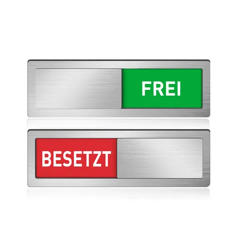 Acrylic Magnetic Status Indicator Sign Office Door Slider Sign Vacant Occupied Room Status Board For Office